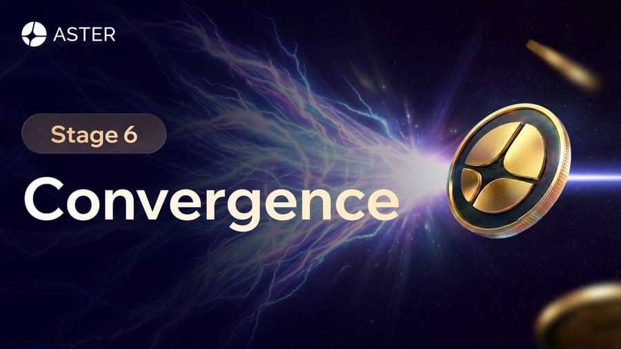 Stage 6 Convergence text beside golden coin